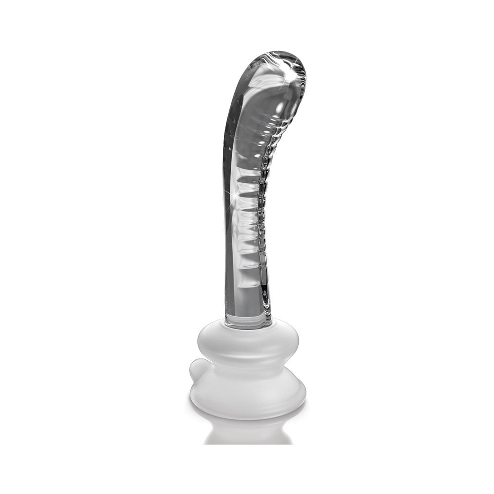 CNVNAL-76564_2_418aab55-5e69-4e52-85f2-fa95c781236c Icicles No. 88 - Glass Suction Cup G-spot Wand - Clear - Image 1