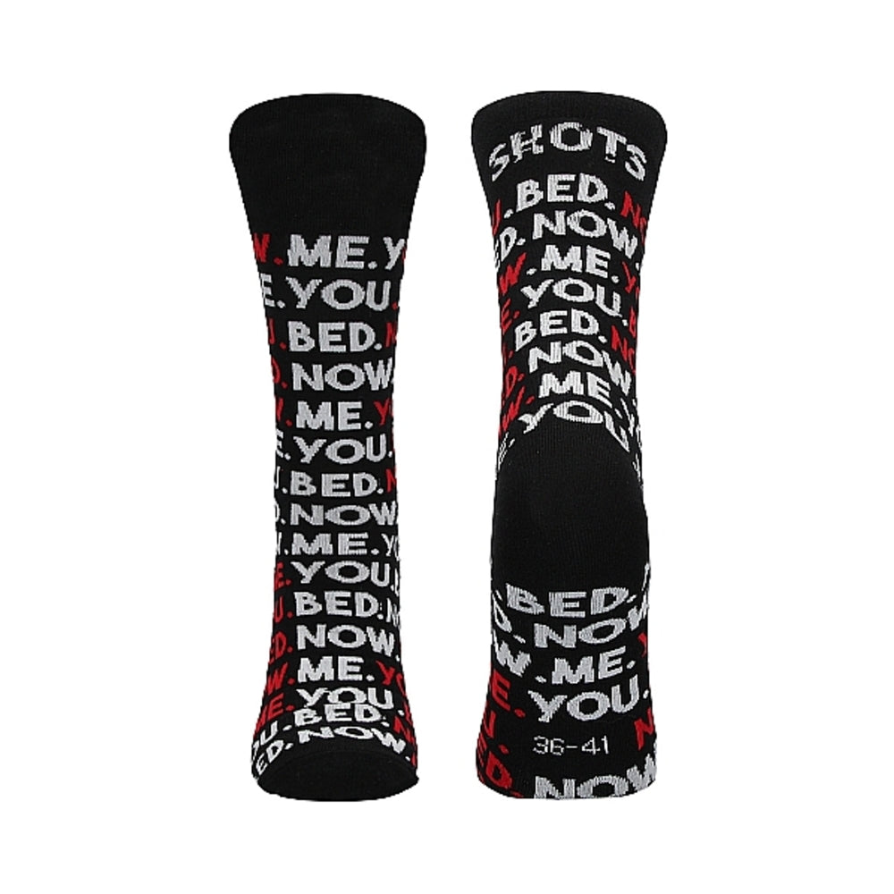 CNVNAL-76856_ae253b3b05cad891e58d6be66505eb89 Shots Socks You.Me.Bed.Now. M/L - Image 1