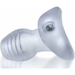 Oxballs Glowhole-1 Buttplug With Led Insert Small Clear Frost