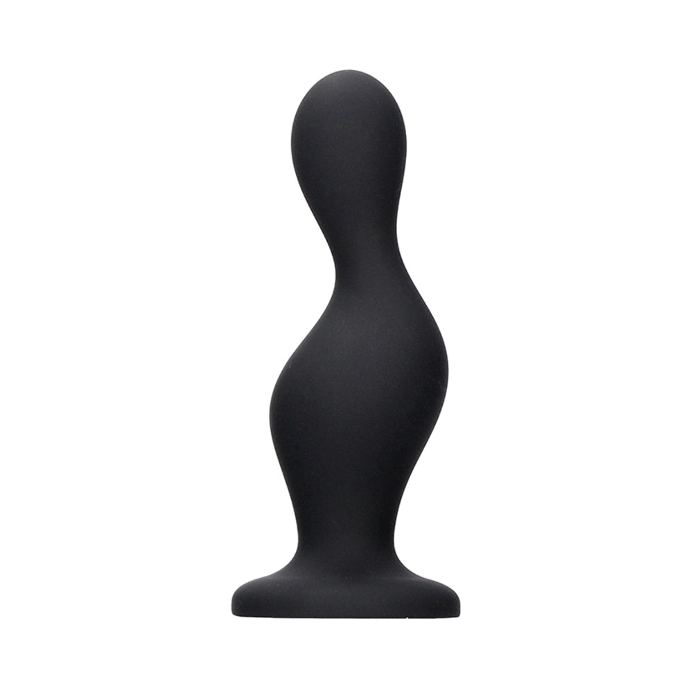 CNVNAL-77321_d68578cb-0079-43fb-9450-93ff0b447960 Ouch Wave Butt Plug Black - Image 1