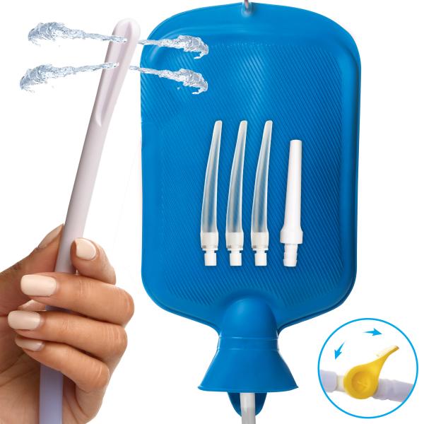 CNVXR-AH3196596772a99d3d Deluxe Shower Enema Kit With 5 Tips - Image 1