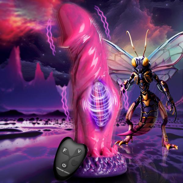 CNVXR-AH36265a254a8dea64 Xenox Vibrating Silicone Dildo With Remote - Image 1