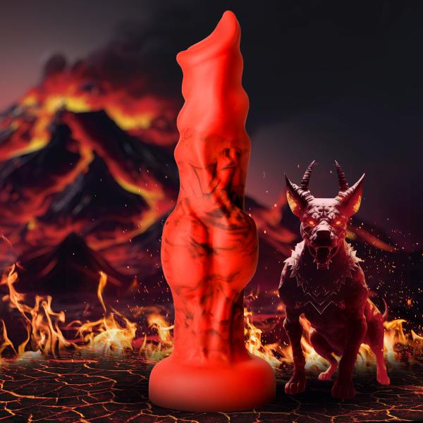 CNVXR-AH414-SMALL6597c8b523346 Fire Hound Silicone Dildo - Small - Image 1