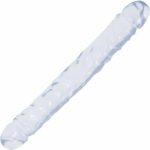 Jellies Jr 12" Double Dong - Clear - Image 3