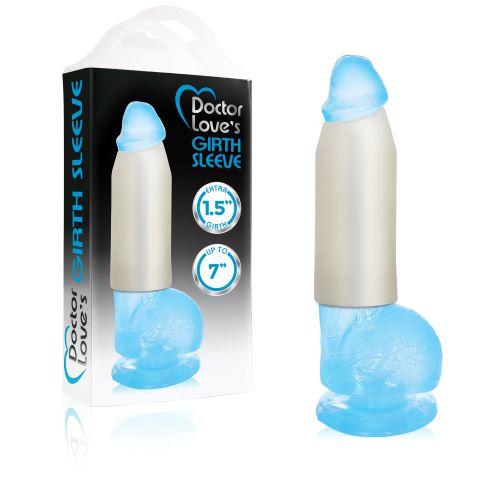 DL7150_21543949471 Girth Sleeve 1.5 inch Extra Girth Translucent 7 inches Trim To Fit - Image 1