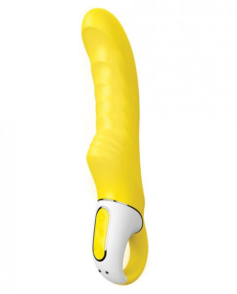 EIS164575c1e0ec0bc04e Satisfyer Vibes Yummy Sunshine Yellow G-Spot Vibrator - Image 1