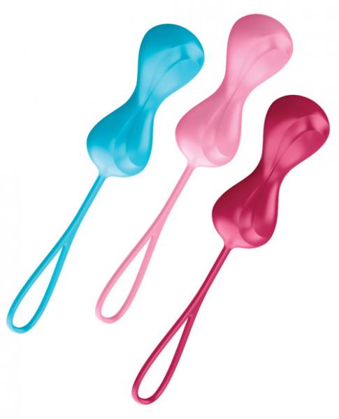 EIS164955c1e0ec1a39b1 Satisfyer Balls C02 Double Set Of 3 Kegel Exerciser - Image 1