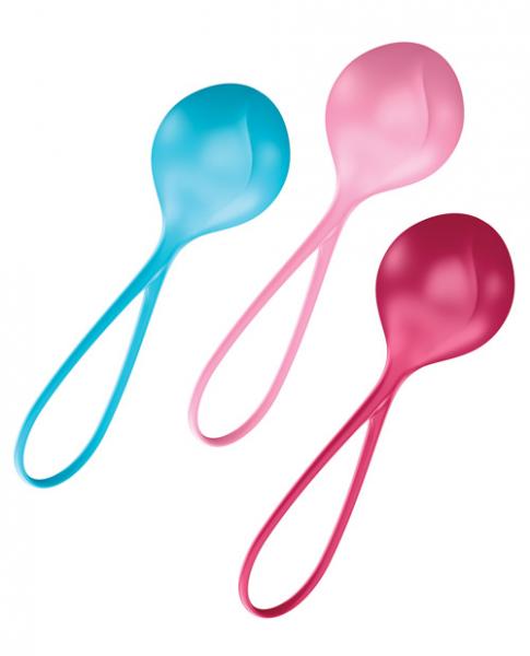 EIS165015c1e0ec1d9077 Satisfyer Single Balls Set Of 3 Kegel Exercisers - Image 1