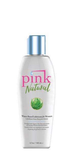 EPPNKPN475729bdab24ca1 Pink Natural Water Based Lubricant 4.7oz - Image 1