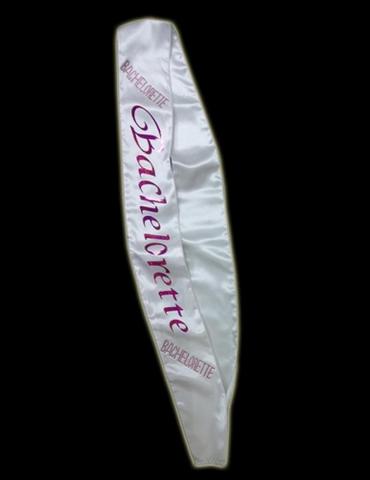 GASASHBACHW Sash Bachelorette W/Pink Stones - Image 1
