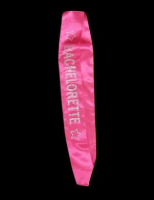 GASDIABA Bachelorette Sash with Crystals Black - Image 1