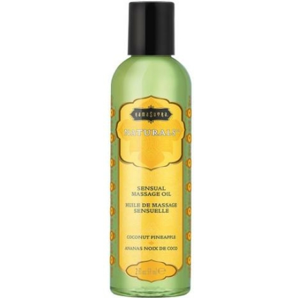 Naturals Massage Oil Coconut Pineapple 2oz
