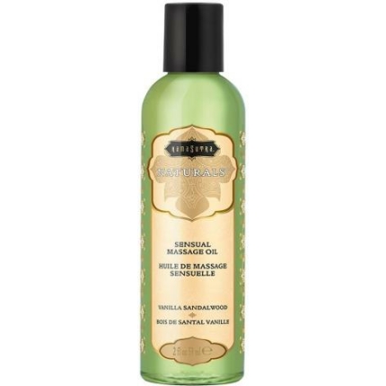 Massage Oil Natural Vanilla Sandalwood 2fl Oz