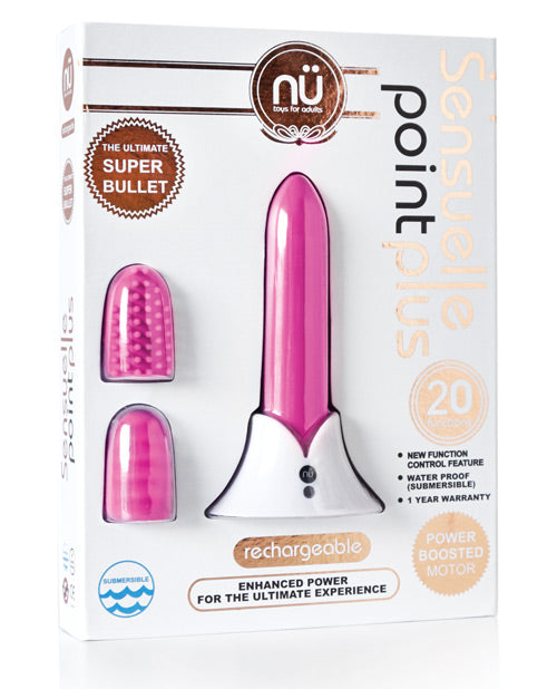 NCBT-W61PKsensuellepointpluspinkvibrator Sensuelle Point Plus 20x Bullet Pink - Image 1