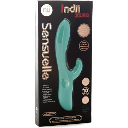 Nu Sensuelle Indii Rabbit XLR8 Turbo Boost - Electric Blue