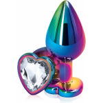 Rear Assets Mulitcolor Heart Medium Clear