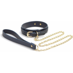 Bondage Couture Collar and Leash Blue