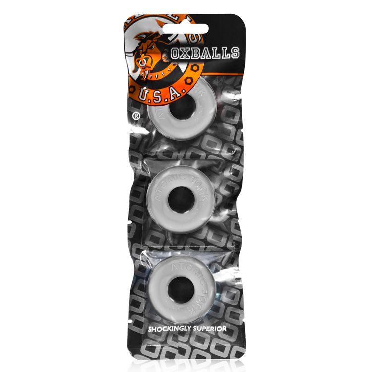 OX1324ringer3pkclear Ringer 3-Pack Do-Nut-1 - Clear - Image 1