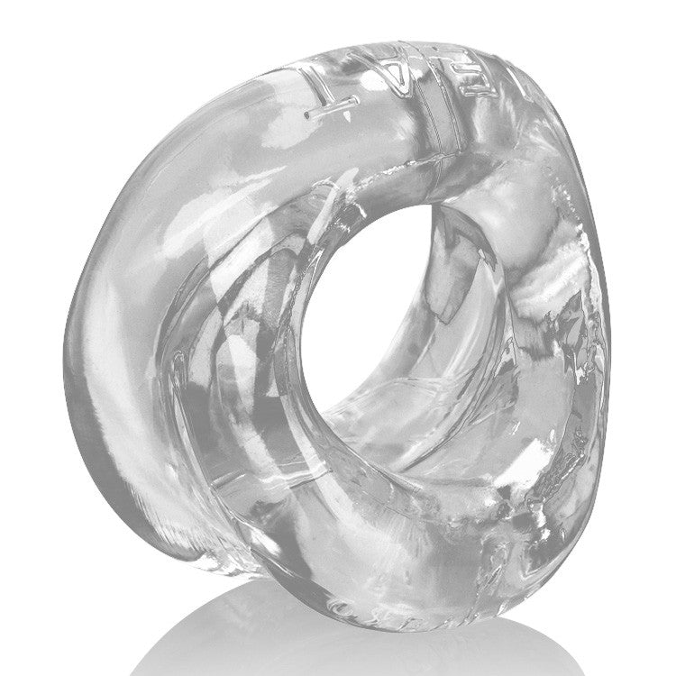 OX3019CLRmeatcockringclear Oxballs Meat Padded Cock Ring - Clear - Image 1