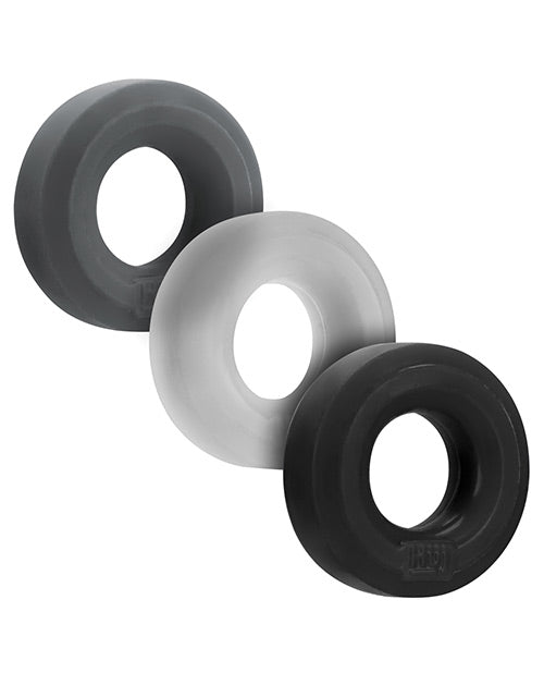 OXHUJ102-TAR-MLThunkyjunkcockrings Huj3 3pk C-ring Tar Multi - Image 1