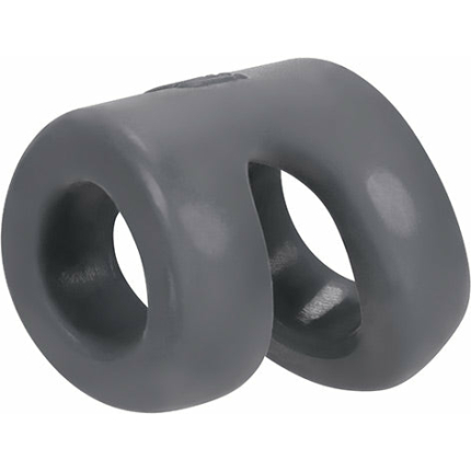 Hunky Junk Connect Cock Ring w/Balltugger - Stone