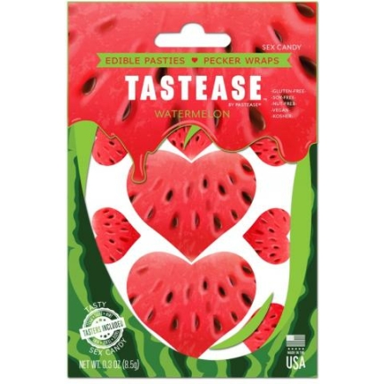 Tastease Edible Pasties & Pecker Wraps In Watermelon