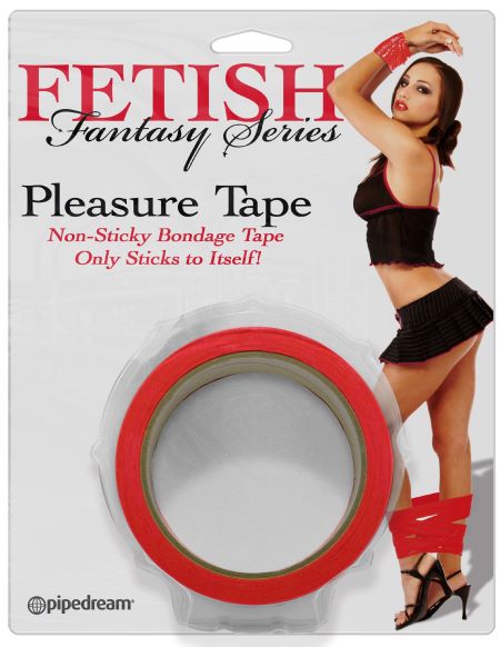PD211115fetishfantasyredtapebulkpkg Ff Pleasure Tape Red - Image 1