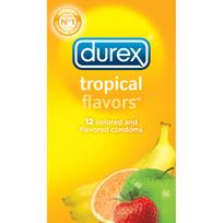 R83-1 Durex condoms tropical color and scents - box of 12 - Image 1