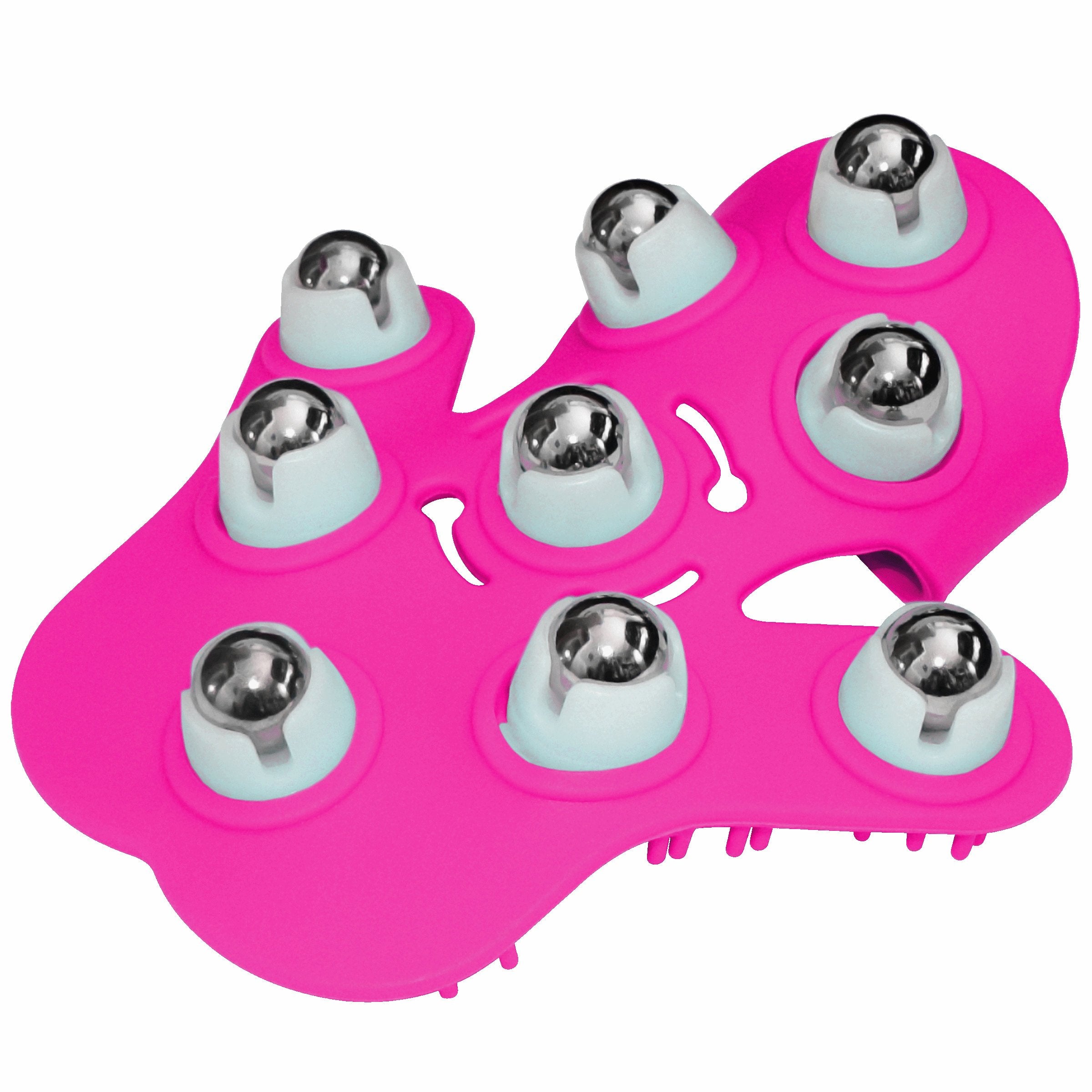 RGLOVE-19_A1C0 Fuzu Glove Massager - Neon Pink - Image 1