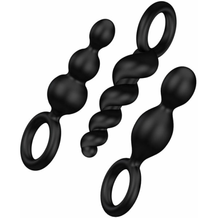 Satisfyer Booty Call Plugs - Black