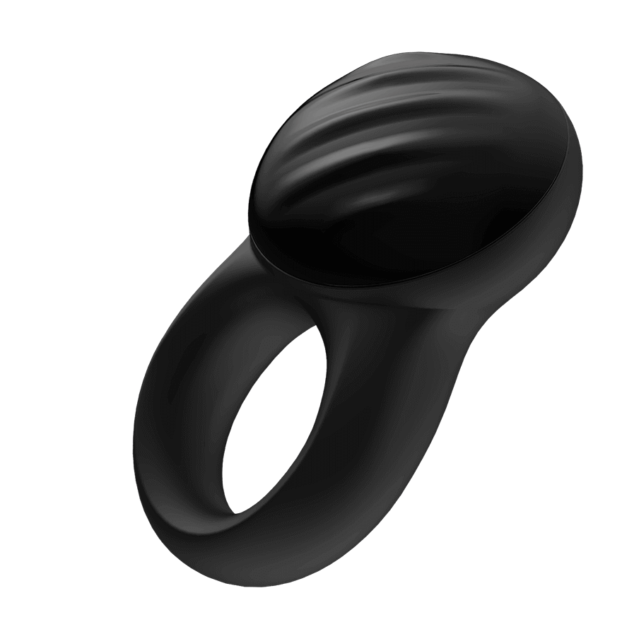 Satisfyer-signet-ringenglish Satisfyer Signet Ring W/bluetooth App - Blue - Image 1