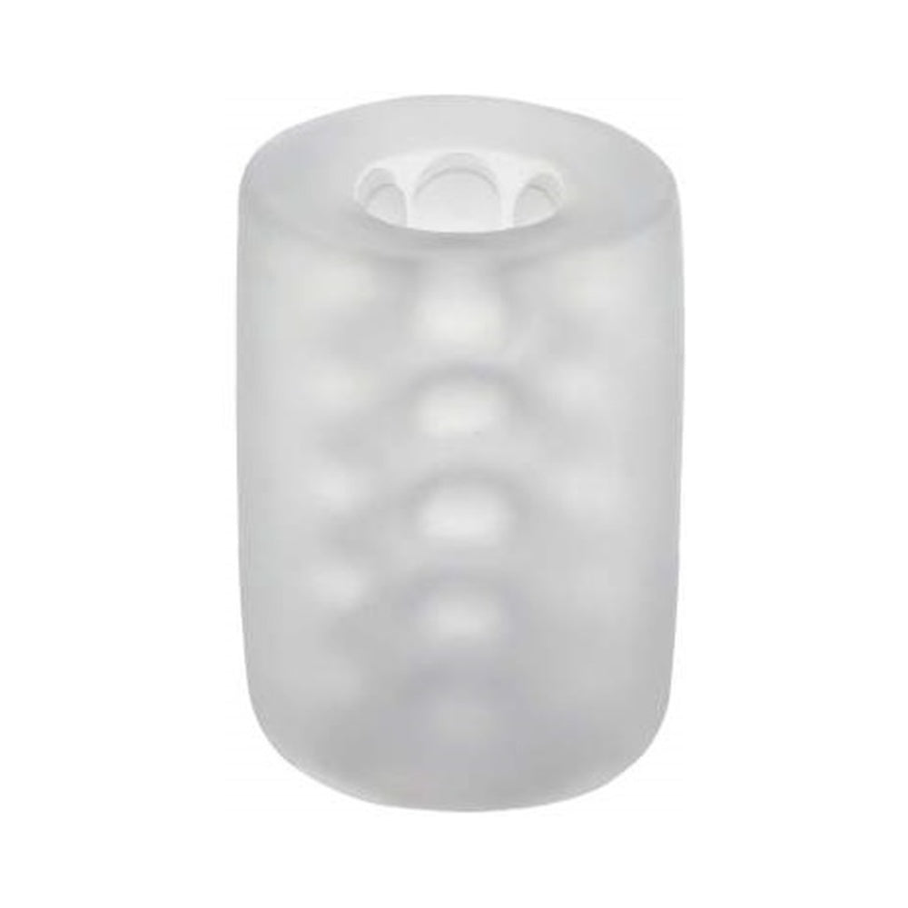 bb61a9941949ab02045a35db50168e63_06480d31-0eb3-4099-b803-0ef4a496bbaa Helping Head Ultimate 2" Mini Stroker - Clear - Image 1