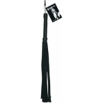 Faux Leather Flogger Black