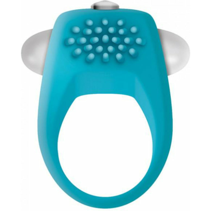 The Teal Tickler Vibrating Cock Ring