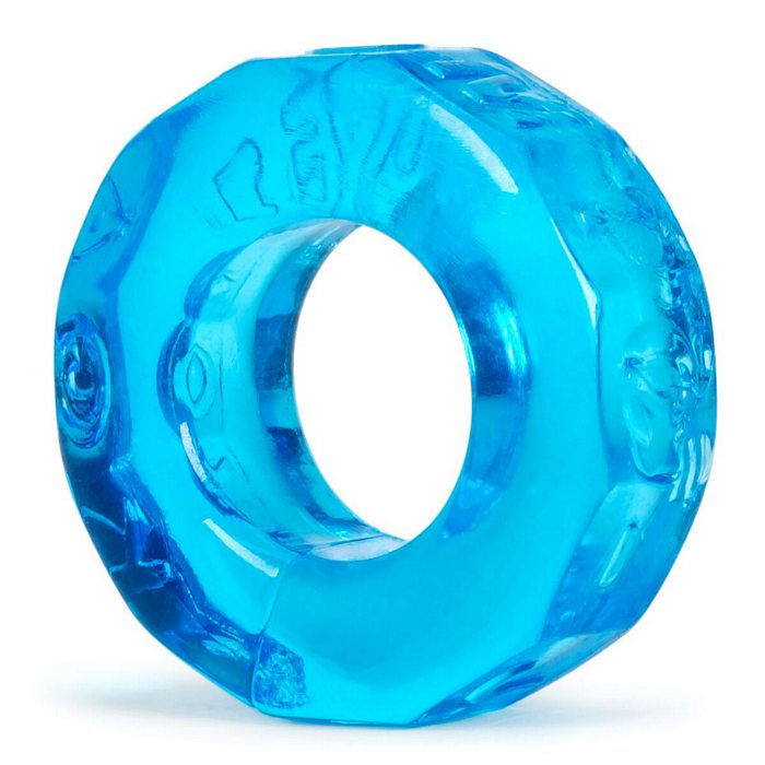 sprocketcockringbluebulk Oxballs Atomic Jock Sprocket Cockring - Ice Blue - Image 1
